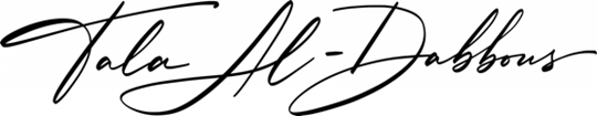 Signature of Dr. Tala Al Dabbous